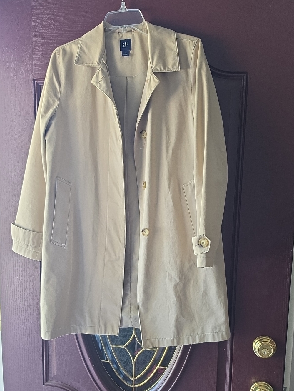 GAP Beige Single-Breasted Coat